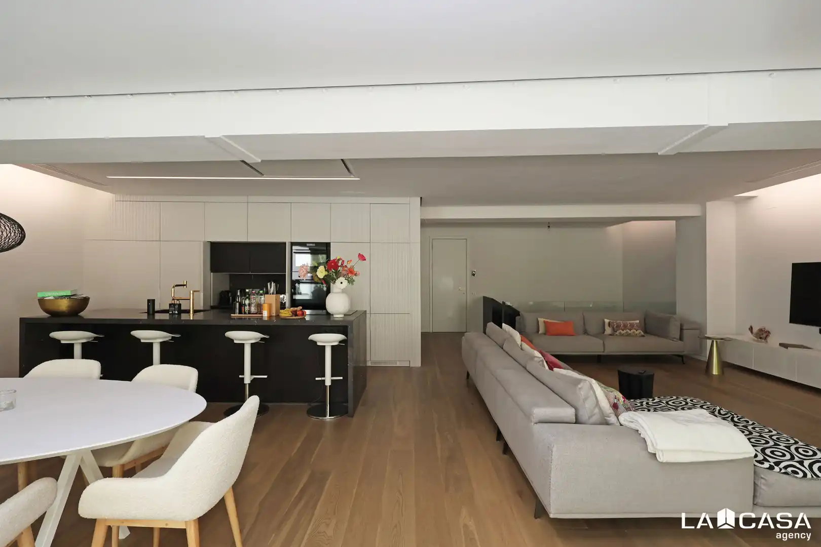 Sala de estar de Dúplex en venta en Barcelona con Aire acondicionado, Calefacción y Terraza