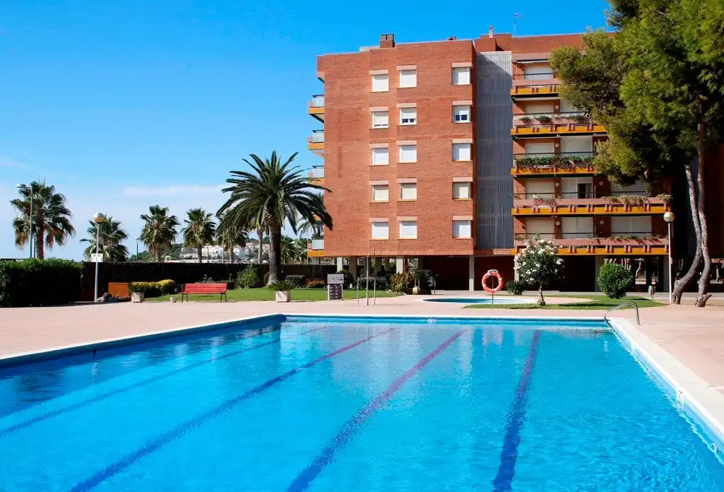 Swimming pool of Flat for sale in Torredembarra  with Heating, Terrace and Storage room