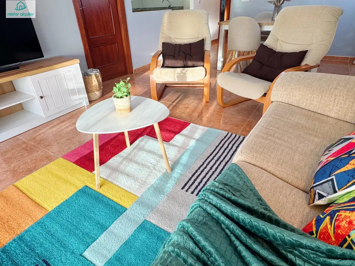 Living room of Apartments for rent in El Campello  with Air Conditioner, Heating and Private garden