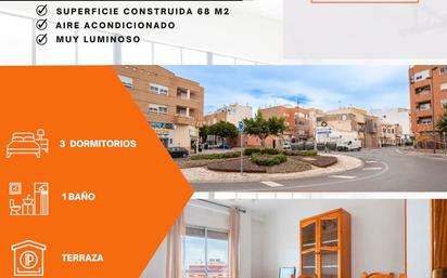 Exterior view of Flat for sale in  Almería Capital  with Air Conditioner and Terrace