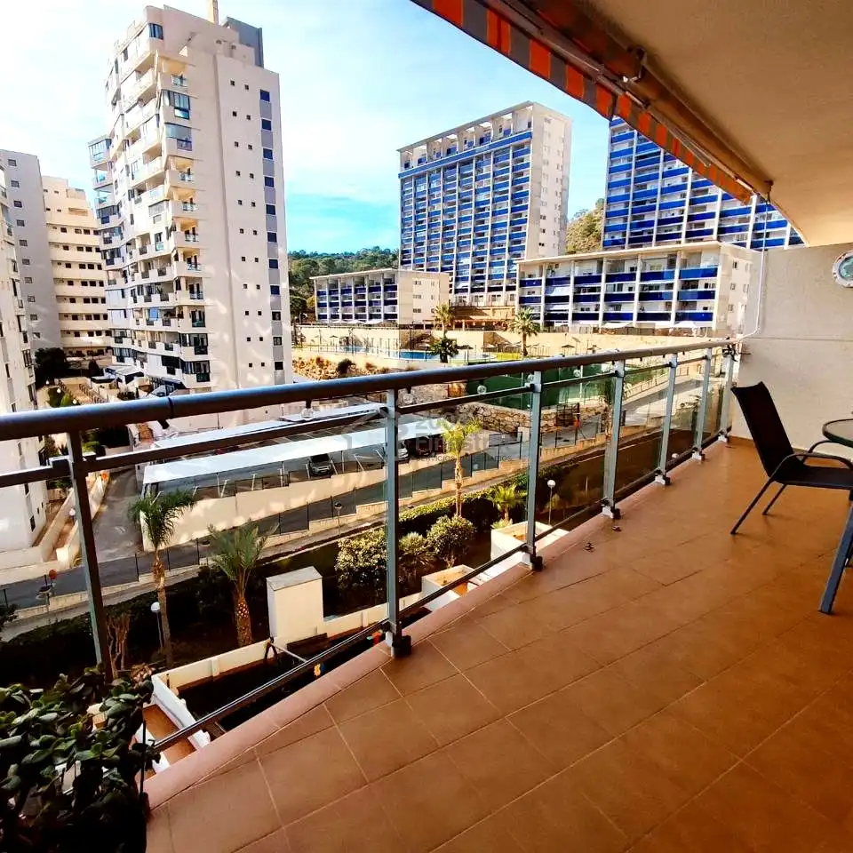 Terrasse von Wohnung zum Verkauf in Villajoyosa / La Vila Joiosa mit Klimaanlage, Terrasse und Abstellraum