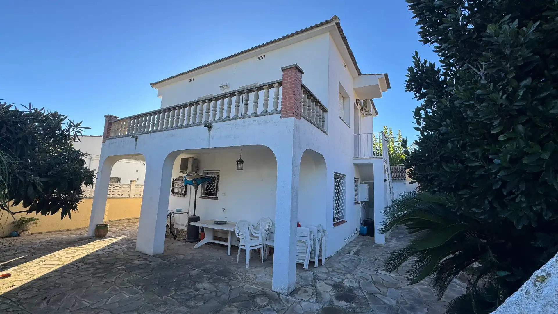 Vista exterior de Casa o chalet en venta en Torredembarra con Aire acondicionado, Calefacción y Jardín privado