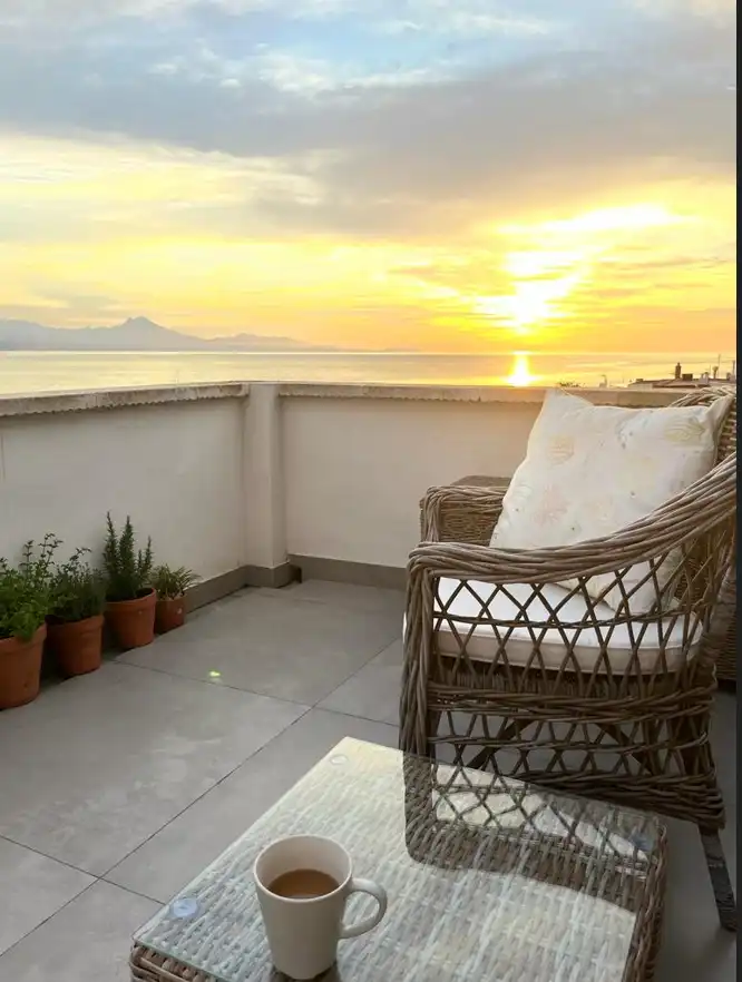 Terraza de Piso de alquiler en Alicante / Alacant con Aire acondicionado, Terraza y Amueblado