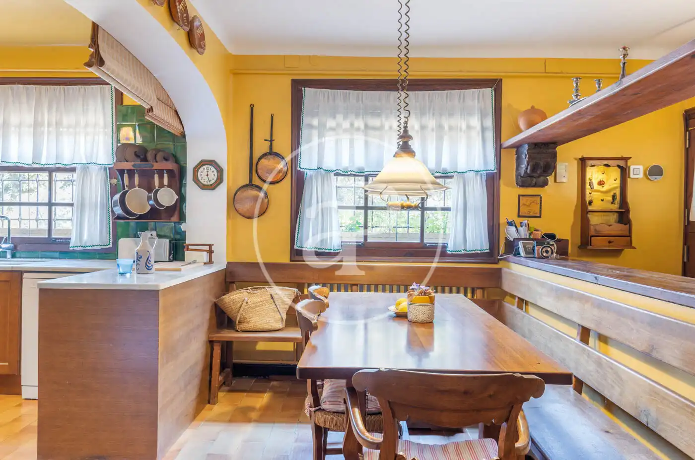 Cocina de Casa o chalet en venta en Vilanova del Vallès con Calefacción, Jardín privado y Terraza