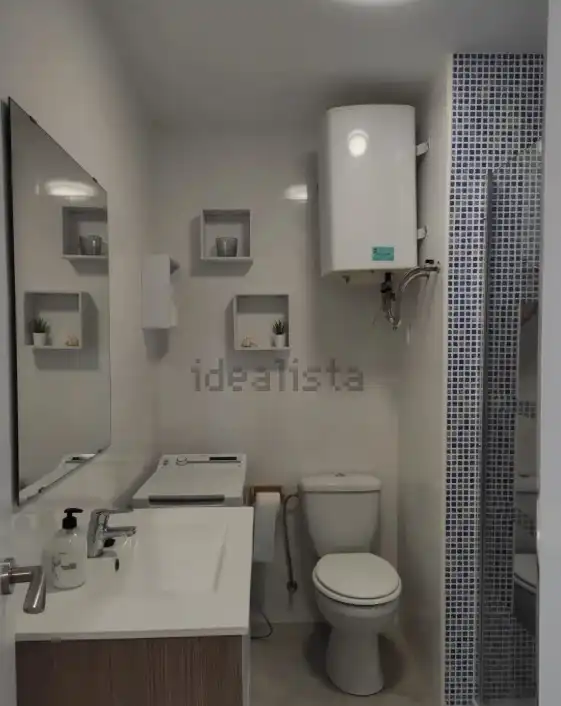 Badezimmer von Wohnung zur Miete in La Pobla de Farnals mit Klimaanlage, Heizung und Terrasse