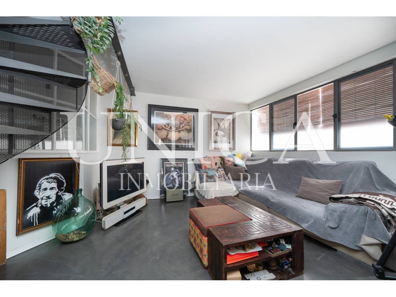 Sala de estar de Ático en venta en  Madrid Capital con Aire acondicionado, Calefacción y Terraza