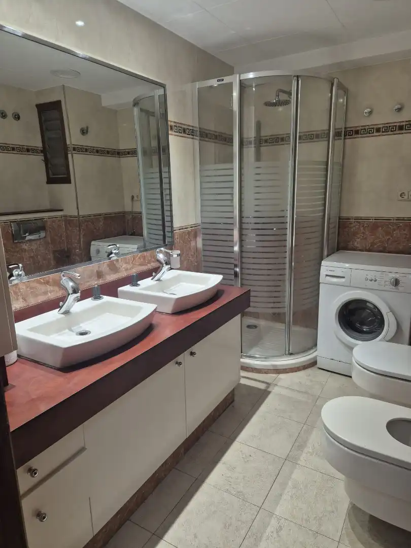 Bathroom of Flat for rent in Calella  with Air Conditioner, Heating and Terrace