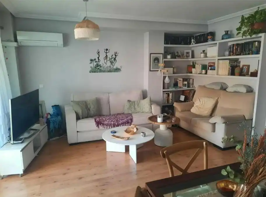 Sala d'estar de Pis en venda en Alicante / Alacant amb Aire condicionat, Calefacció i Terrassa