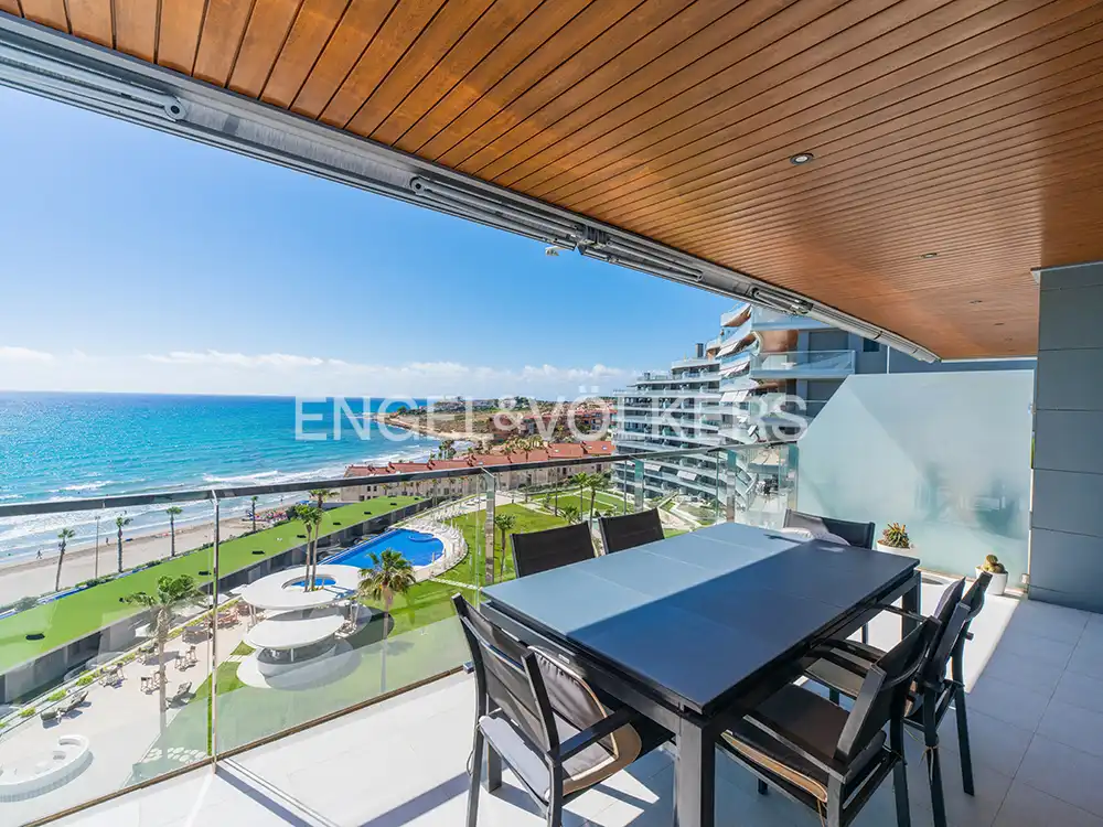 Terrace of Flat for rent in Alicante / Alacant  with Air Conditioner, Terrace and Furnished