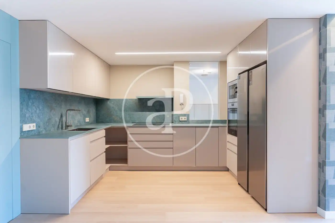 Küche von Wohnung zur Miete in  Palma de Mallorca mit Klimaanlage, Heizung und Terrasse
