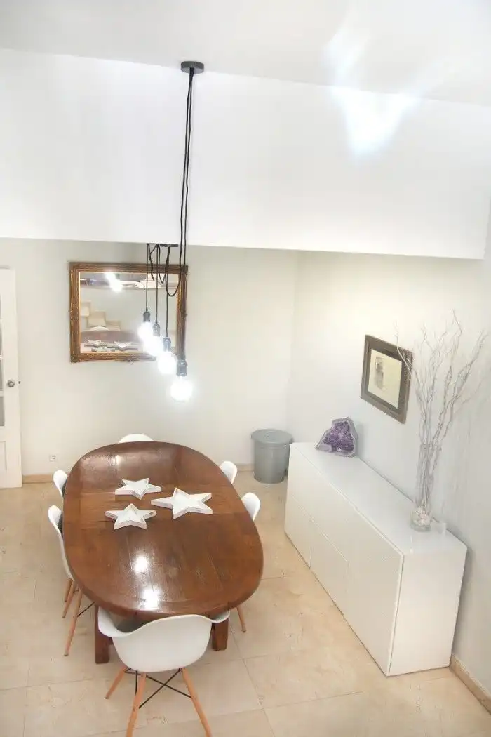 Comedor de Casa adosada de alquiler en Sant Cugat del Vallès con Aire acondicionado, Calefacción y Terraza