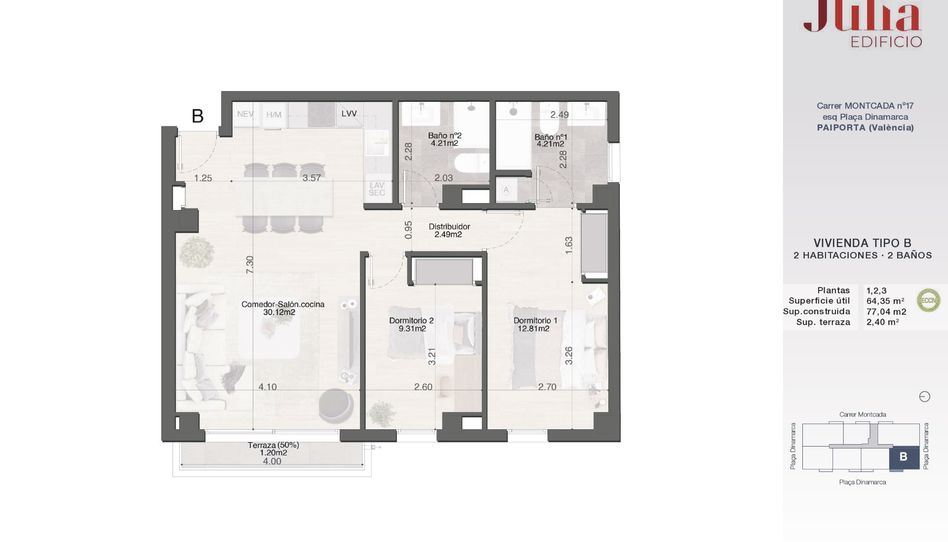 Photo 1 of Flat for sale in Carrer Montcada, 19, Metro - Auditorio, Valencia