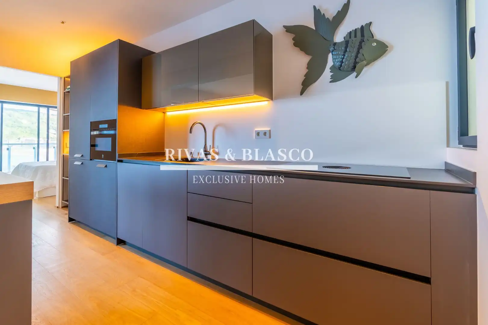 Cuina de Apartament de lloguer en Donostia - San Sebastián  amb Calefacció i Moblat