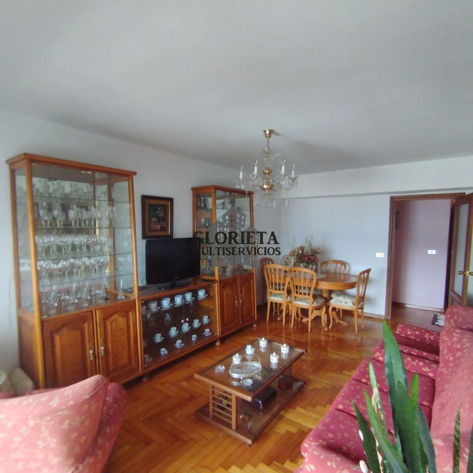 Living room of Flat for sale in Vigo   with Heating, Terrace and Storage room