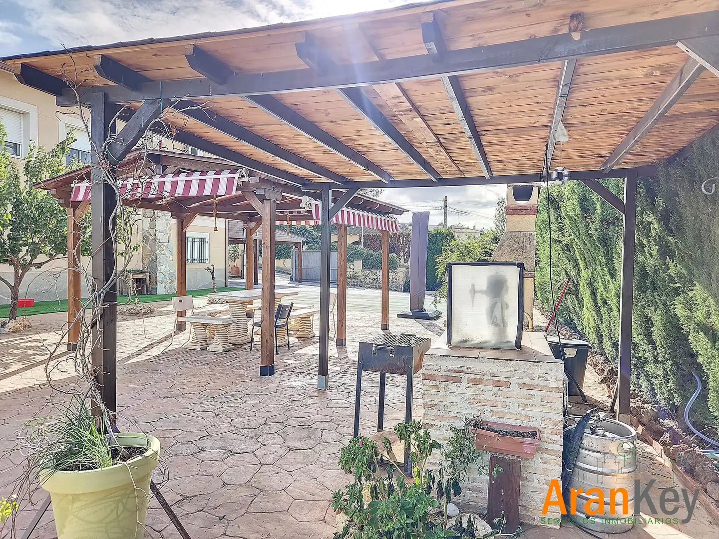 Terrassa de Casa o xalet en venda en Colmenar de Oreja amb Aire condicionat, Calefacció i Jardí privat