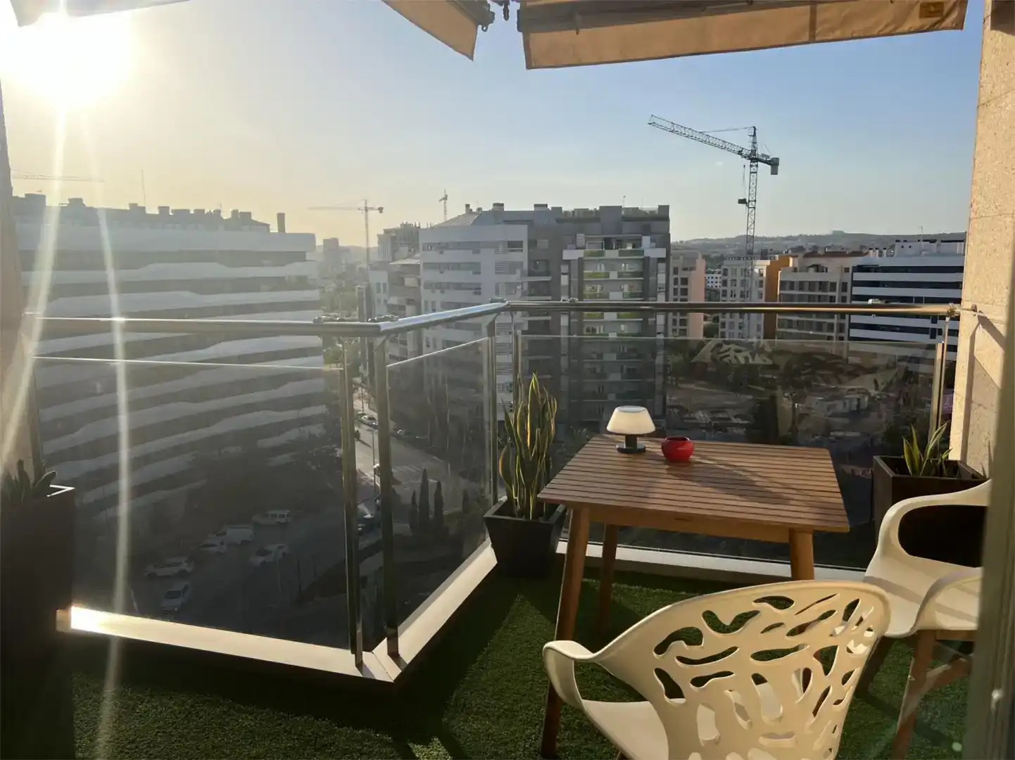 Terrasse von Dachboden zum Verkauf in Murcia mit Klimaanlage, Parkett und Abstellraum