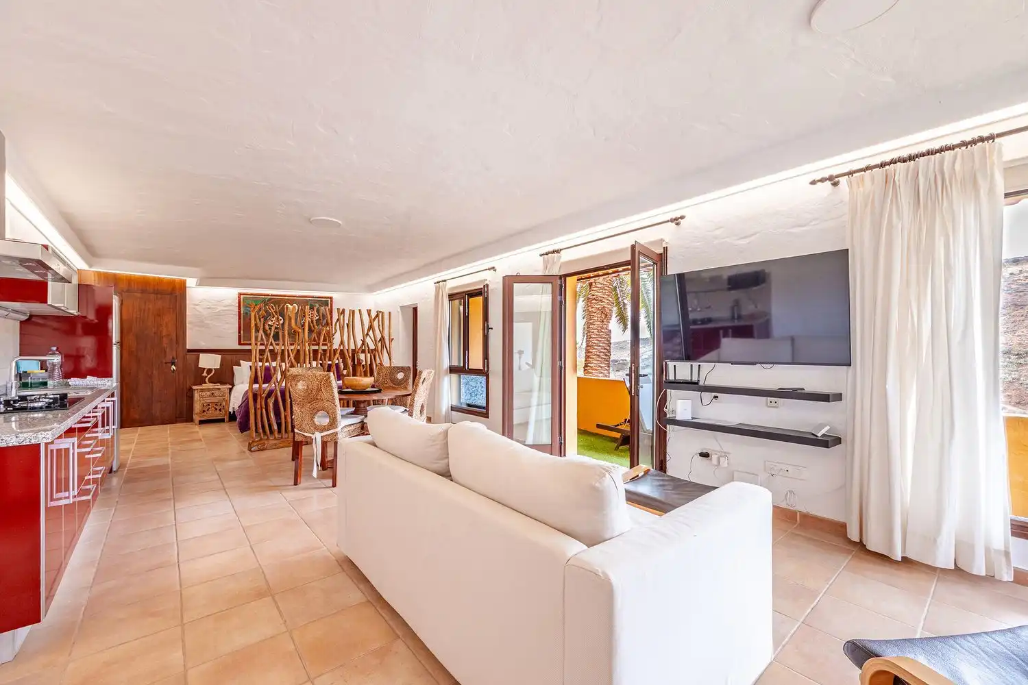 Sala de estar de Casa o chalet en venta en Telde con Jardín privado, Terraza y Piscina