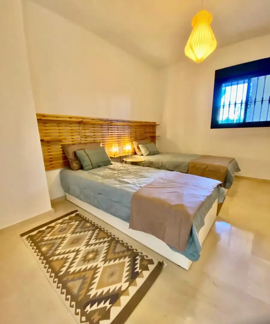 Bedroom of Apartments for rent in Marbella  with Air Conditioner, Heating and Terrace