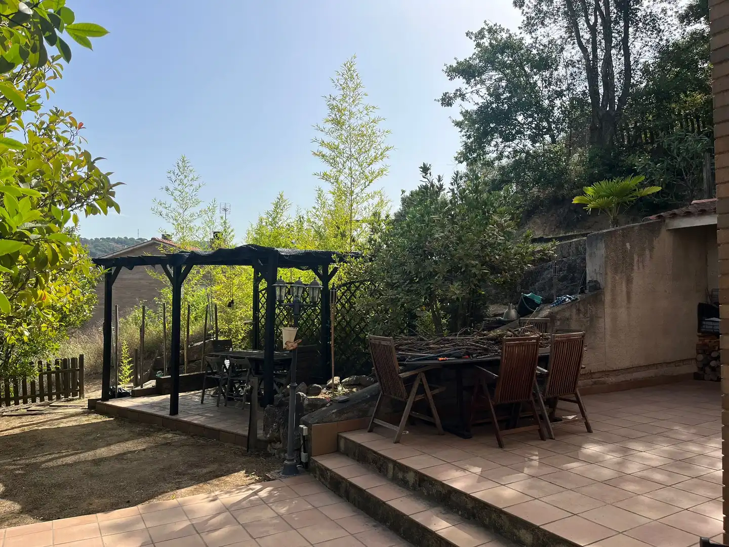 Terrassa de Casa o xalet en venda en Vilanova del Vallès amb Calefacció, Jardí privat i Terrassa