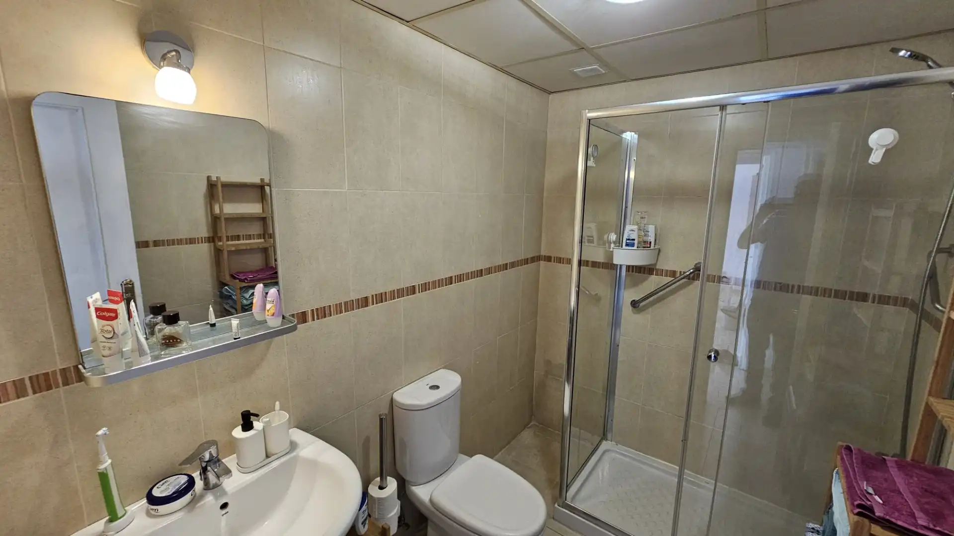 Baño de Piso de alquiler en Málaga con Aire acondicionado y Amueblado