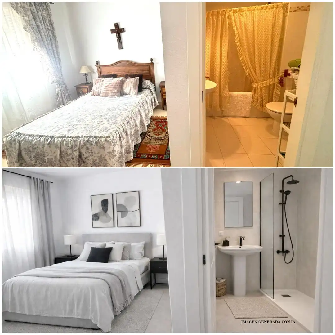 Schlafzimmer von Wohnung zum Verkauf in Alhaurín de la Torre mit Terrasse, Möbliert und Gemeinschaftspool