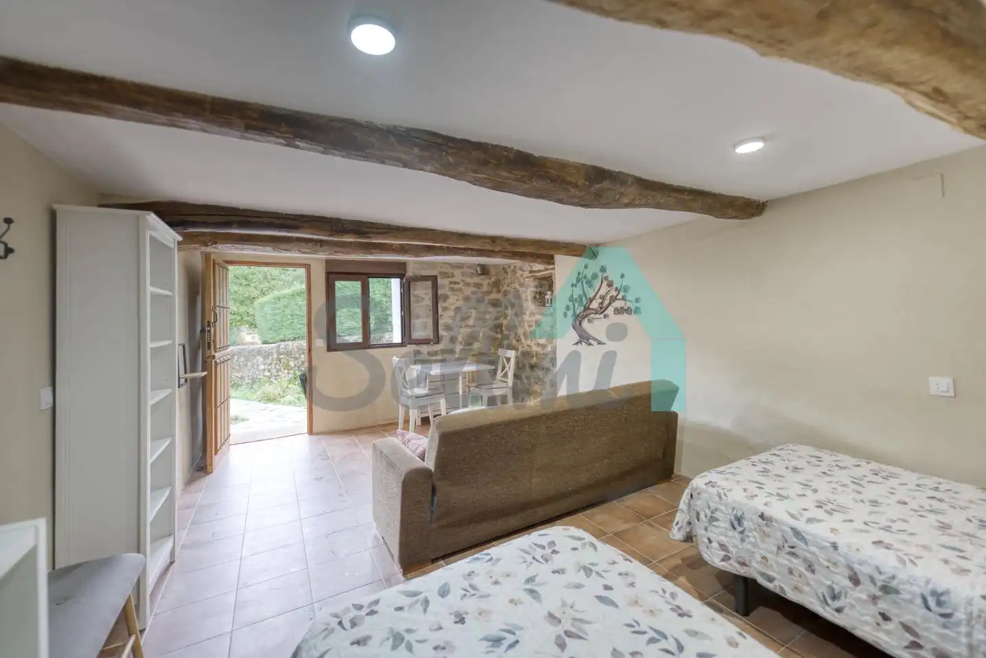 Küche von Wohnung zur Miete in Salas mit Heizung, Privatgarten und Möbliert