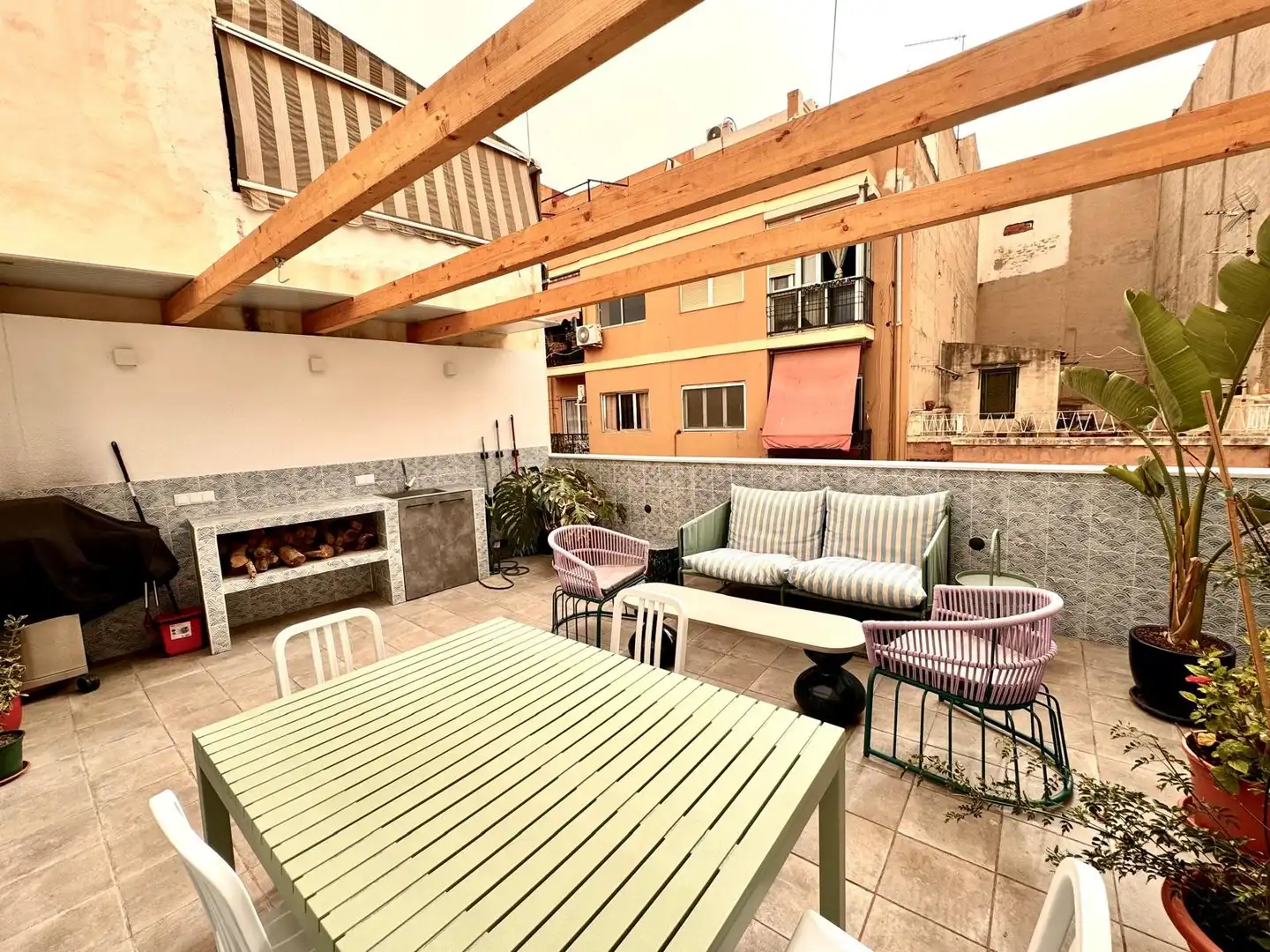 Terrassa de Casa o xalet de lloguer en Alicante / Alacant amb Aire condicionat, Terrassa i Moblat