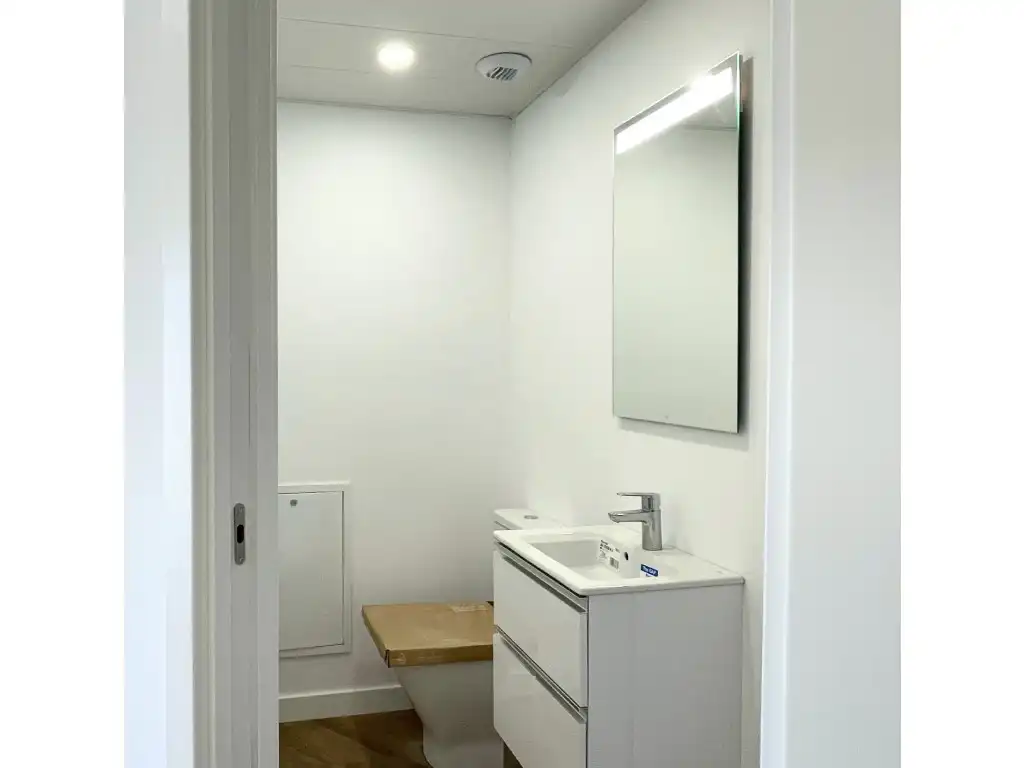 Baño de Dúplex de alquiler en Galapagar con Horno, Microondas y Se aceptan mascotas