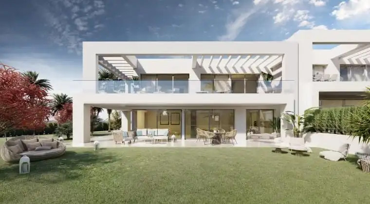 Jardín de Apartamento en venta en Sotogrande con Aire acondicionado, Parquet y Horno