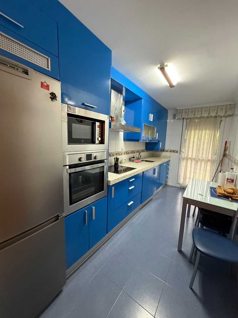 Kitchen of Flat for sale in Hazas de Cesto  with Air Conditioner, Heating and Terrace