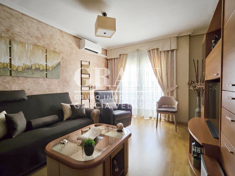 Living room of Flat for sale in  Albacete Capital  with Heating, Storage room and Balcony