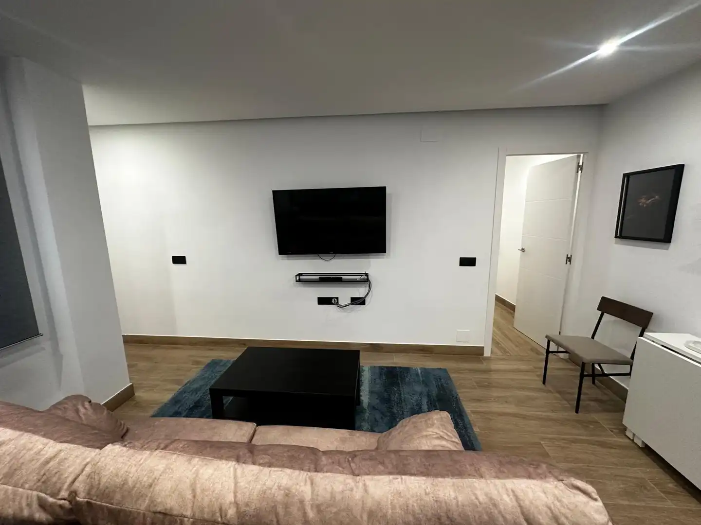 Sala d'estar de Pis en venda en Jaén amb Aire condicionat, Moblat i Balcó