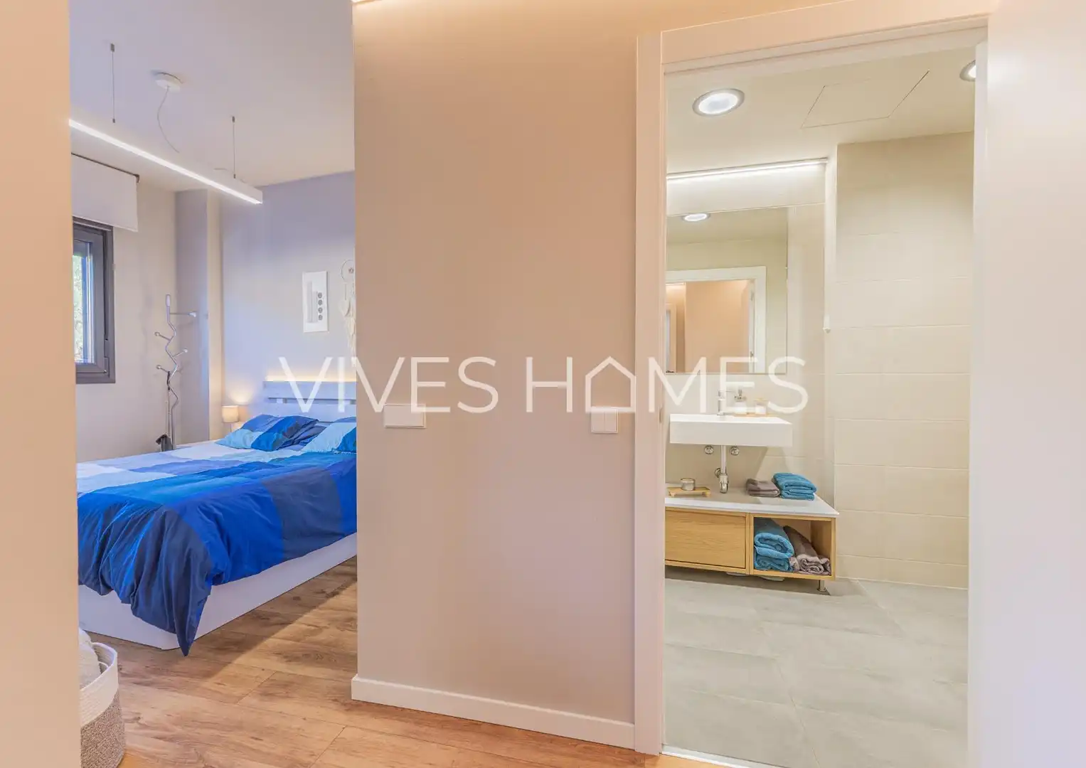 Schlafzimmer von Wohnung zum Verkauf in Arenys de Mar mit Klimaanlage, Heizung und Terrasse