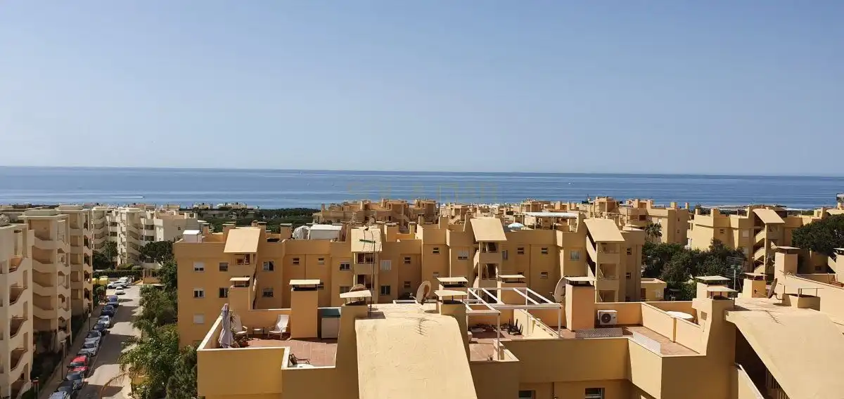 Außenansicht von Dachboden zur Miete in Mijas mit Klimaanlage, Heizung und Terrasse