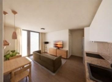 Living room of Flat for sale in Sabadell  with Air Conditioner and Parquet flooring