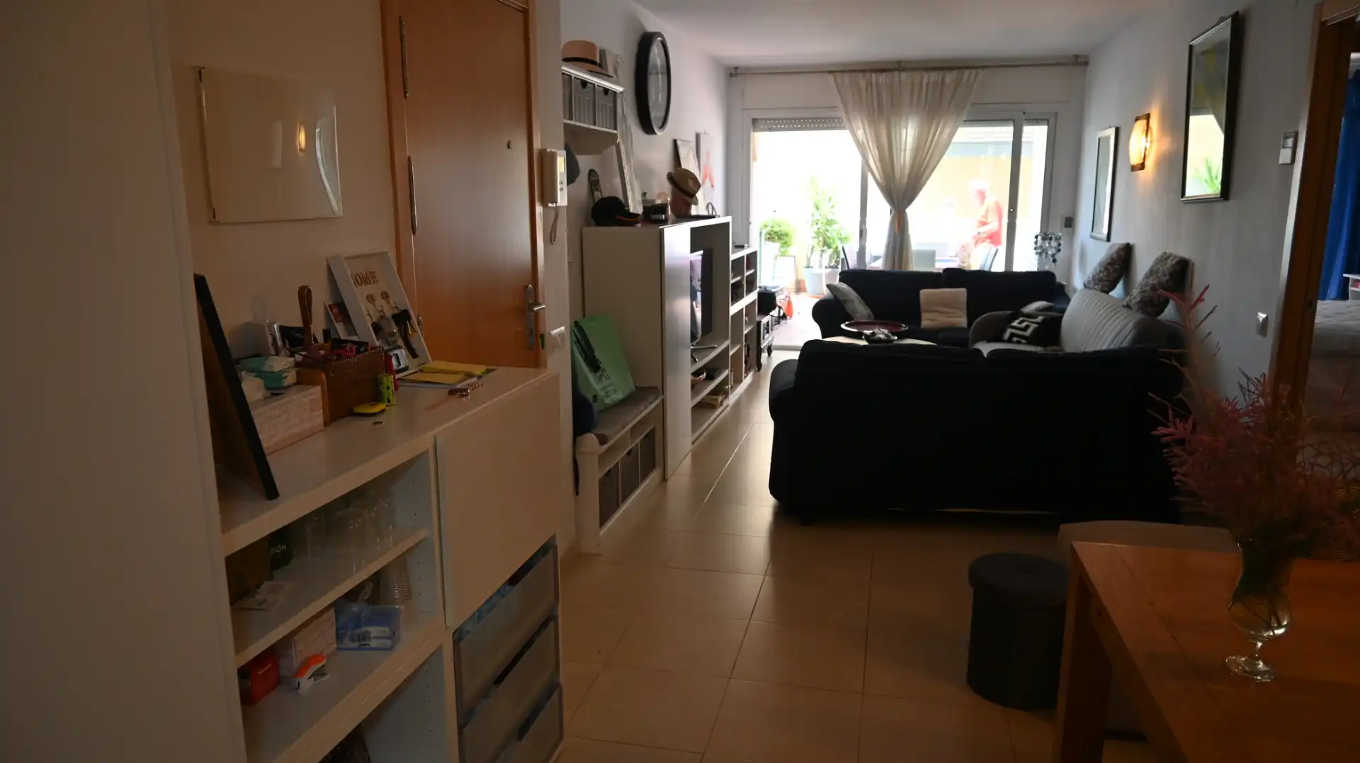 Wohnzimmer von Wohnungen zum Verkauf in L'Escala mit Klimaanlage, Terrasse und Möbliert