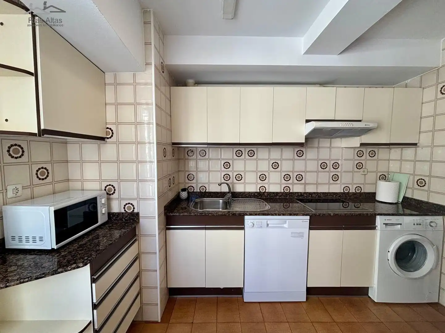 Küche von Wohnung zur Miete in A Coruña Capital  mit Heizung und Möbliert