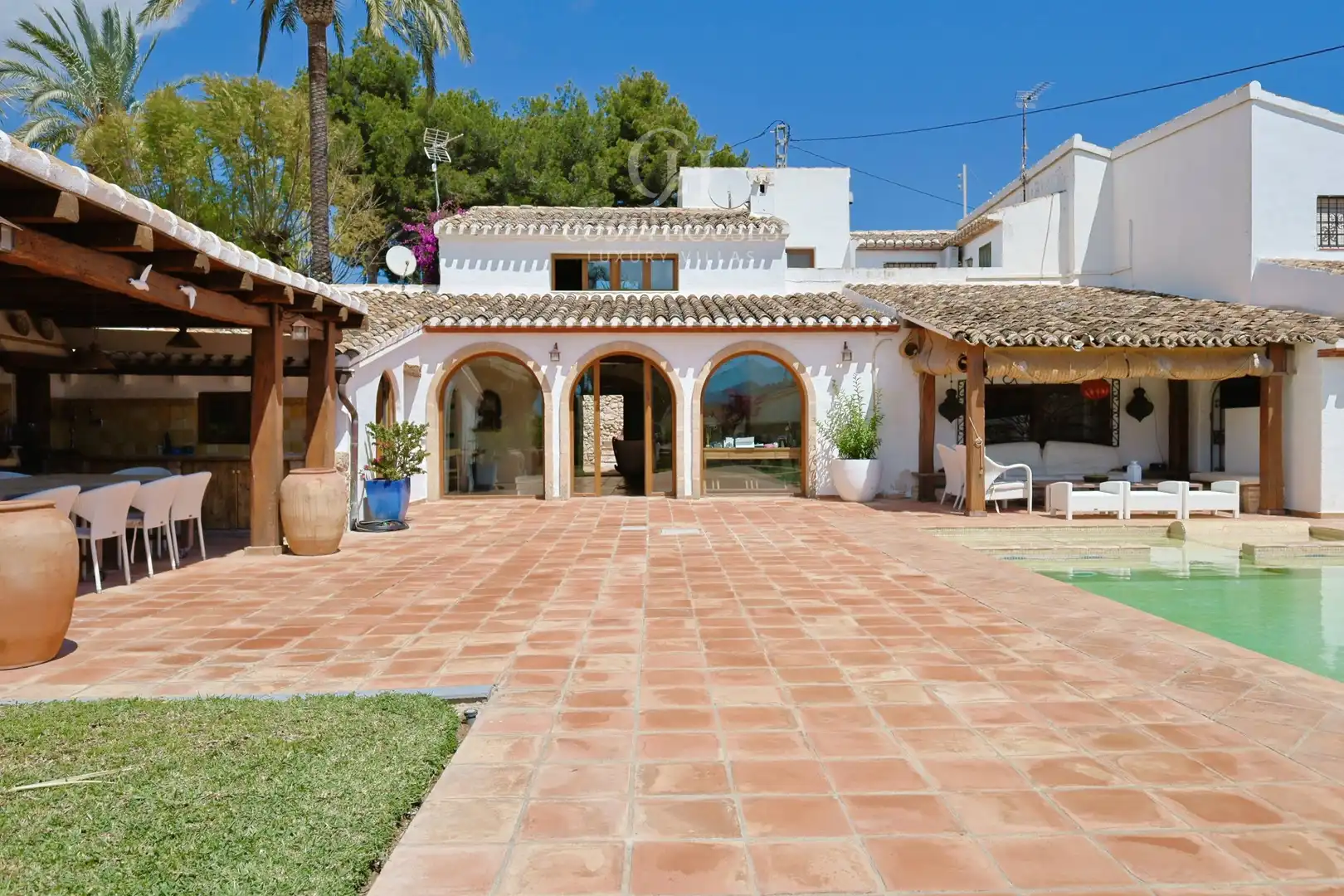 Exterior view of Houses for sale in Jávea / Xàbia  with Air Conditioner, Private garden and Terrace