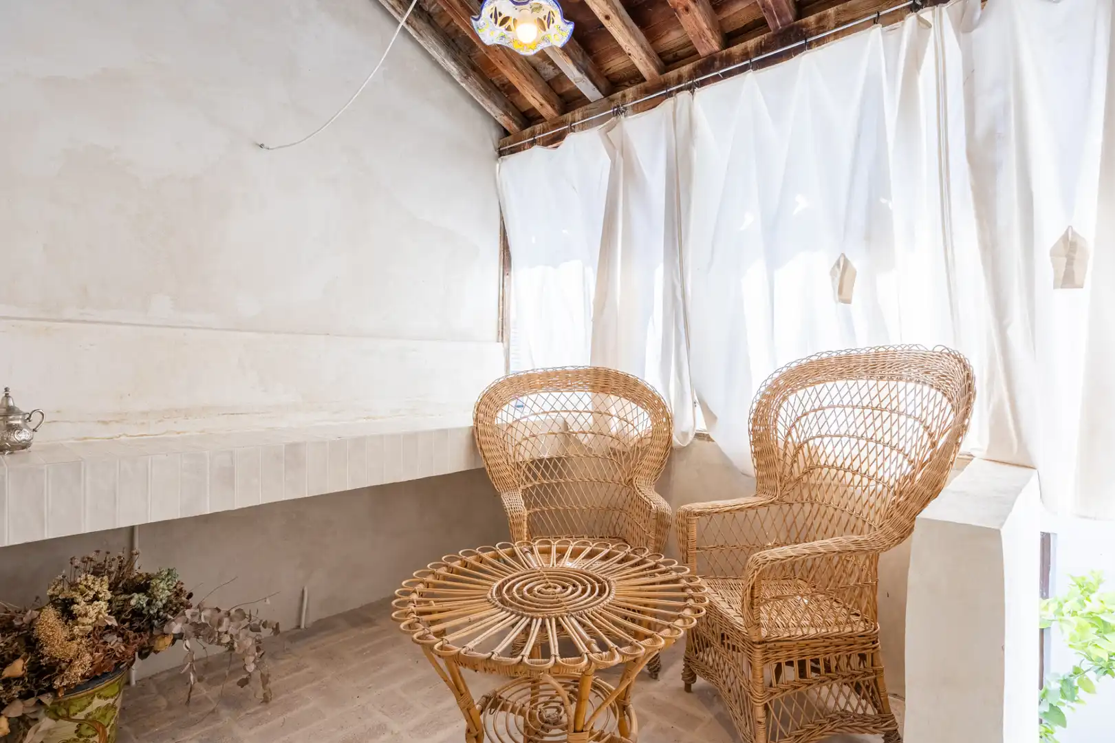 Terraza de Casa o chalet en venta en El Puente del Arzobispo con Aire acondicionado, Calefacción y Jardín privado