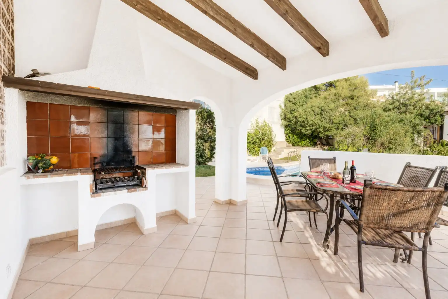 Terraza de Casa o chalet en venta en Jávea / Xàbia con Aire acondicionado y Jardín privado