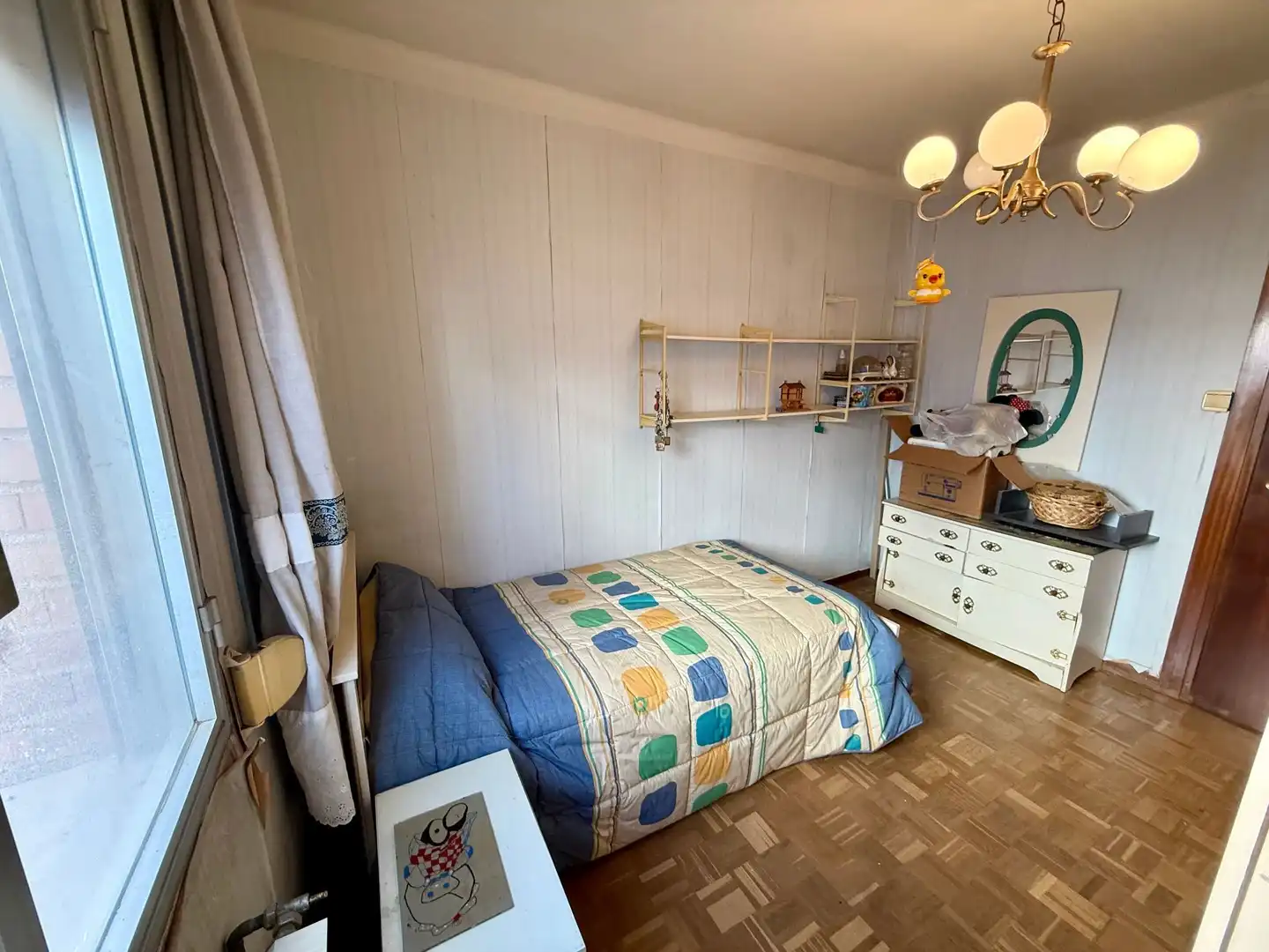 Schlafzimmer von Wohnung zum Verkauf in Madrid mit Klimaanlage und Heizung