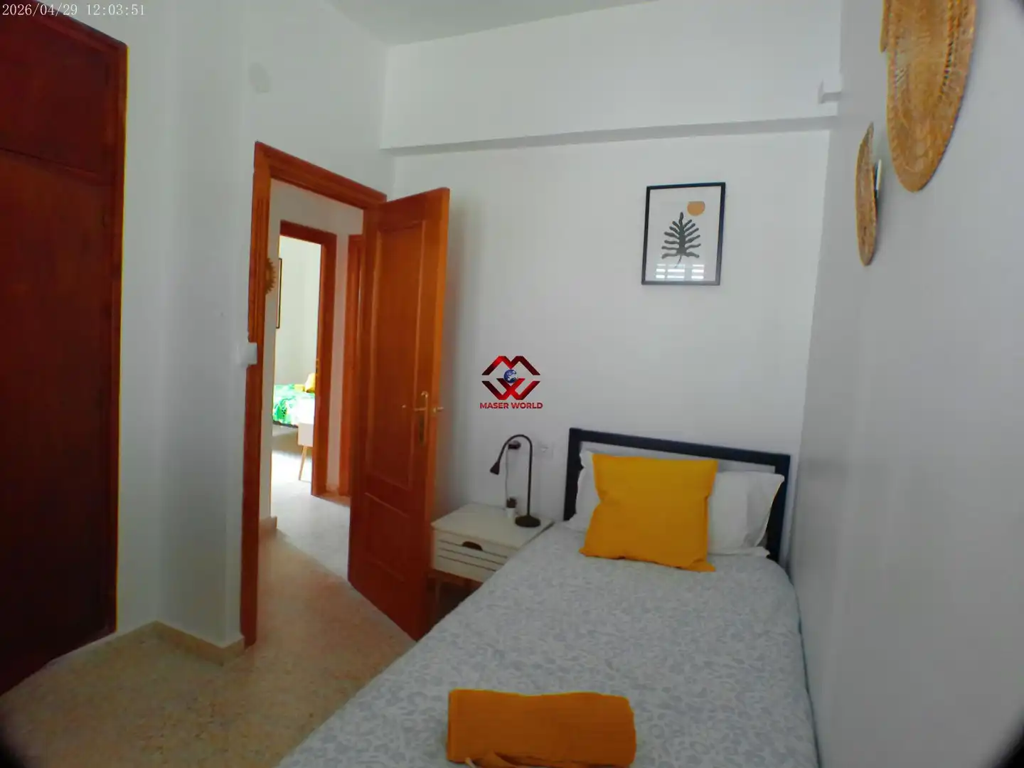 Dormitori de Pis en venda en Mazarrón amb Aire condicionat, Moblat i Balcó