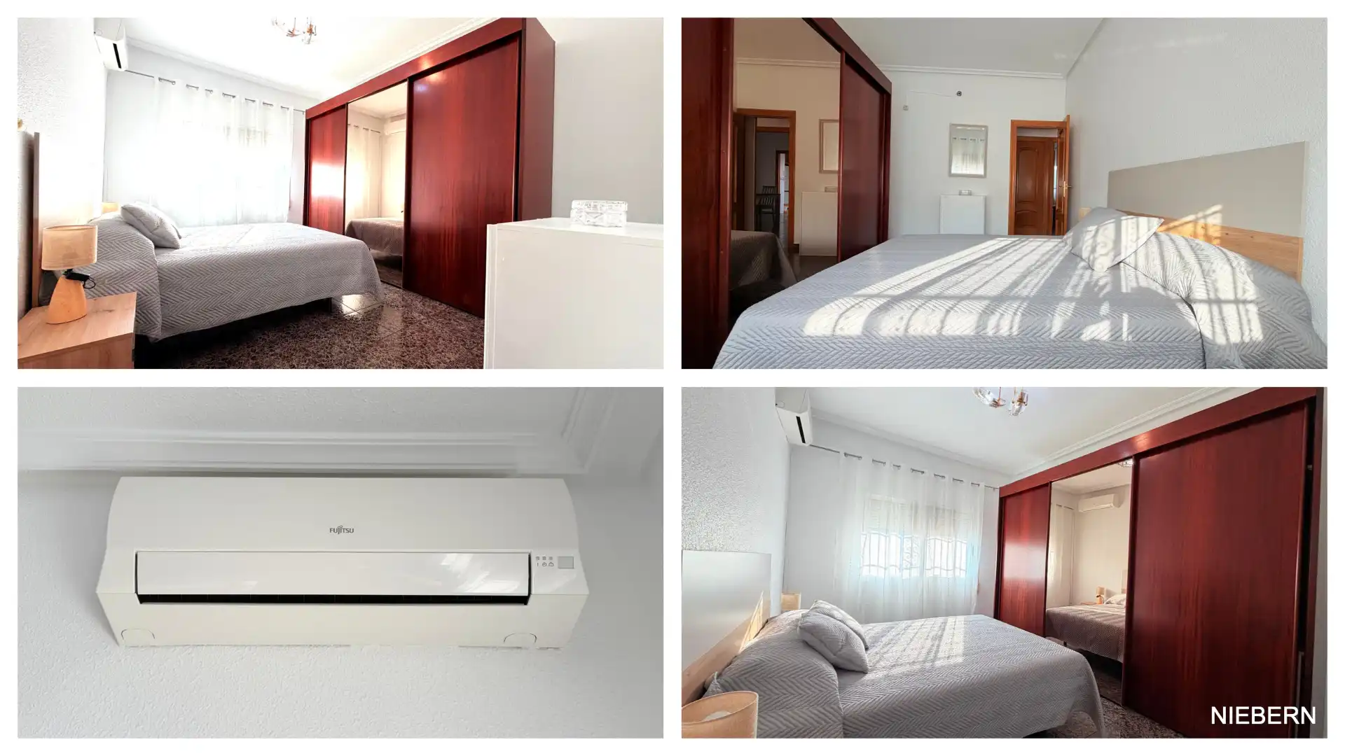 Dormitori de Casa o xalet de lloguer en Cartagena amb Aire condicionat, Terrassa i Moblat