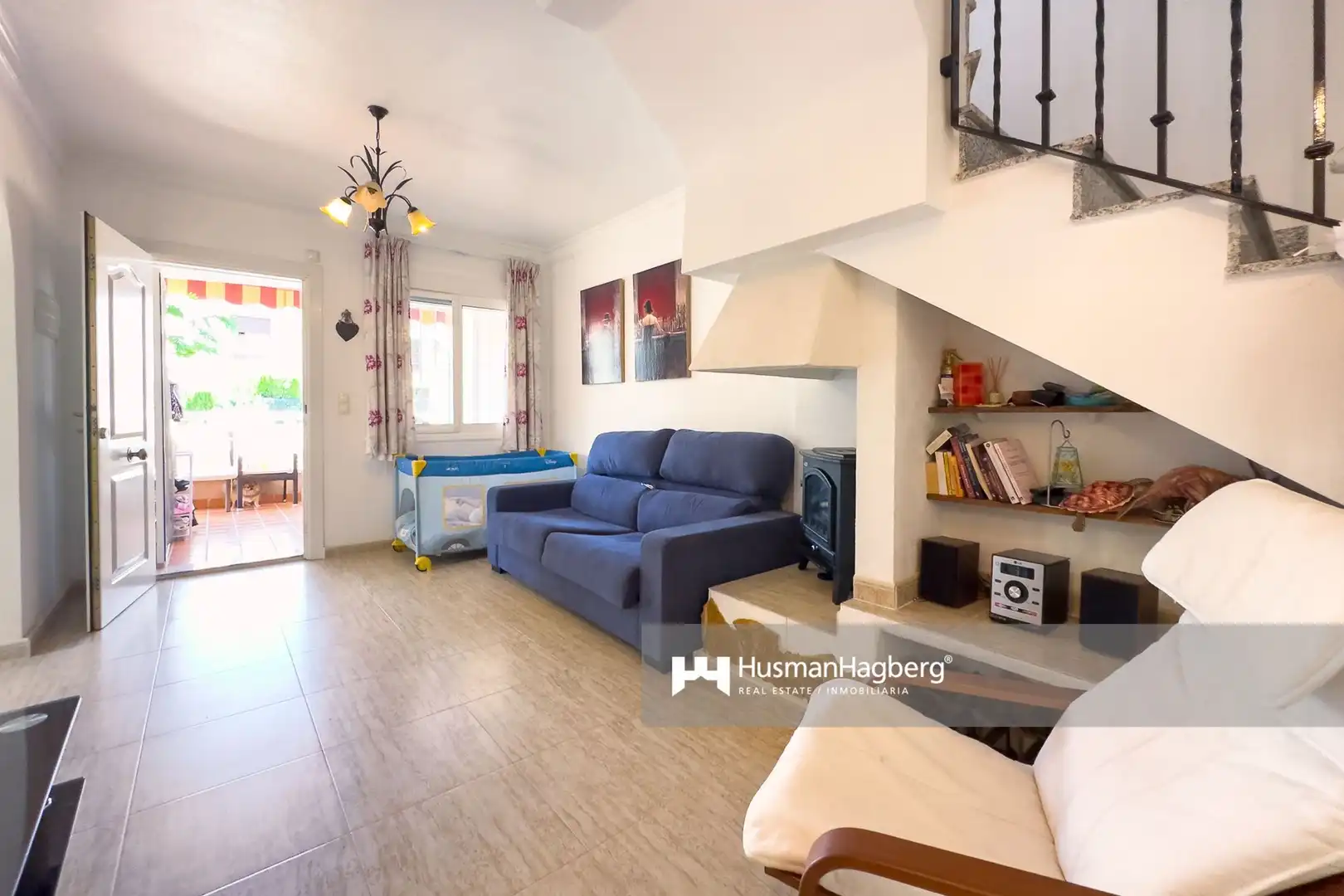 Sala de estar de Casa adosada en venta en Pilar de la Horadada