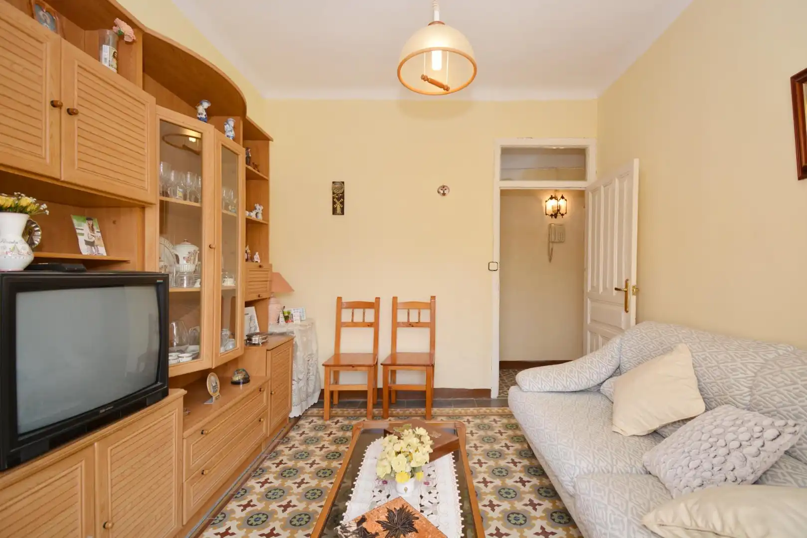 Wohnzimmer von Haus oder Chalet zum Verkauf in Gallur mit Privatgarten, Terrasse und Abstellraum