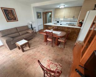 Living room of Flat to rent in Villar de Olalla  with Heating, Terrace and Furnished