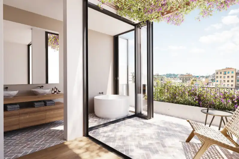 Terrassa de Casa o xalet en venda en Barcelona amb Aire condicionat i Calefacció