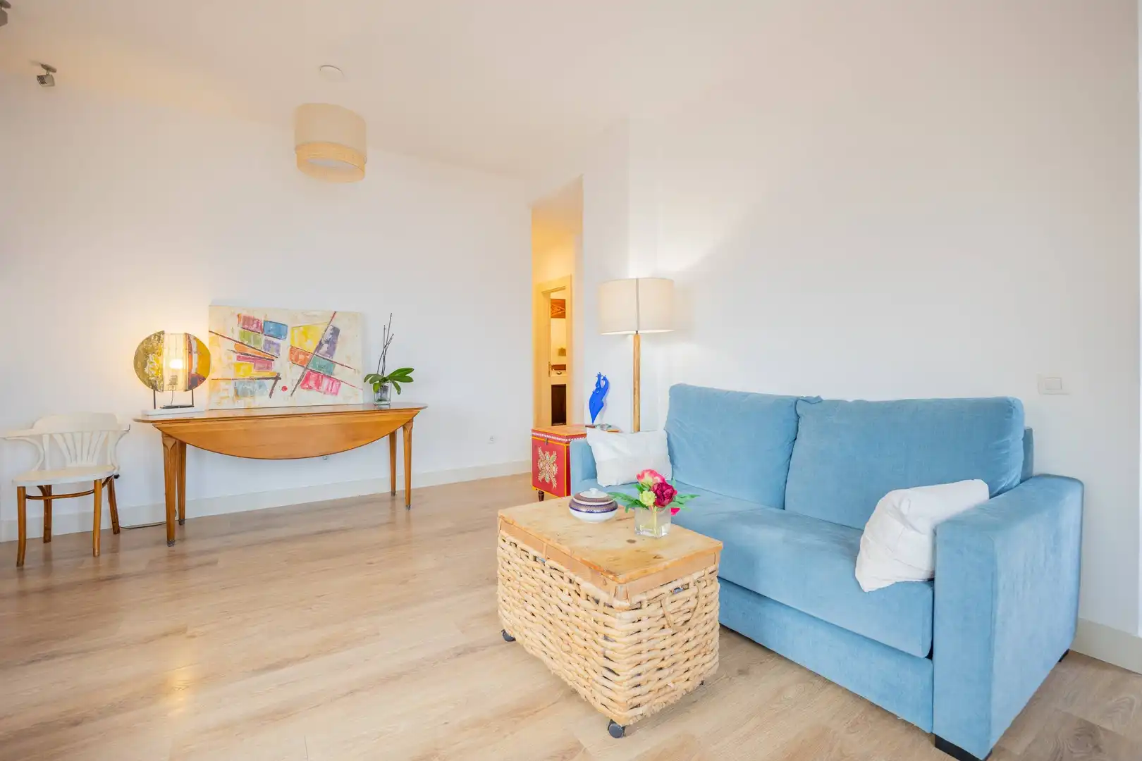 Sala de estar de Apartamento en venta en Las Palmas de Gran Canaria con Trastero, Amueblado y Alarma