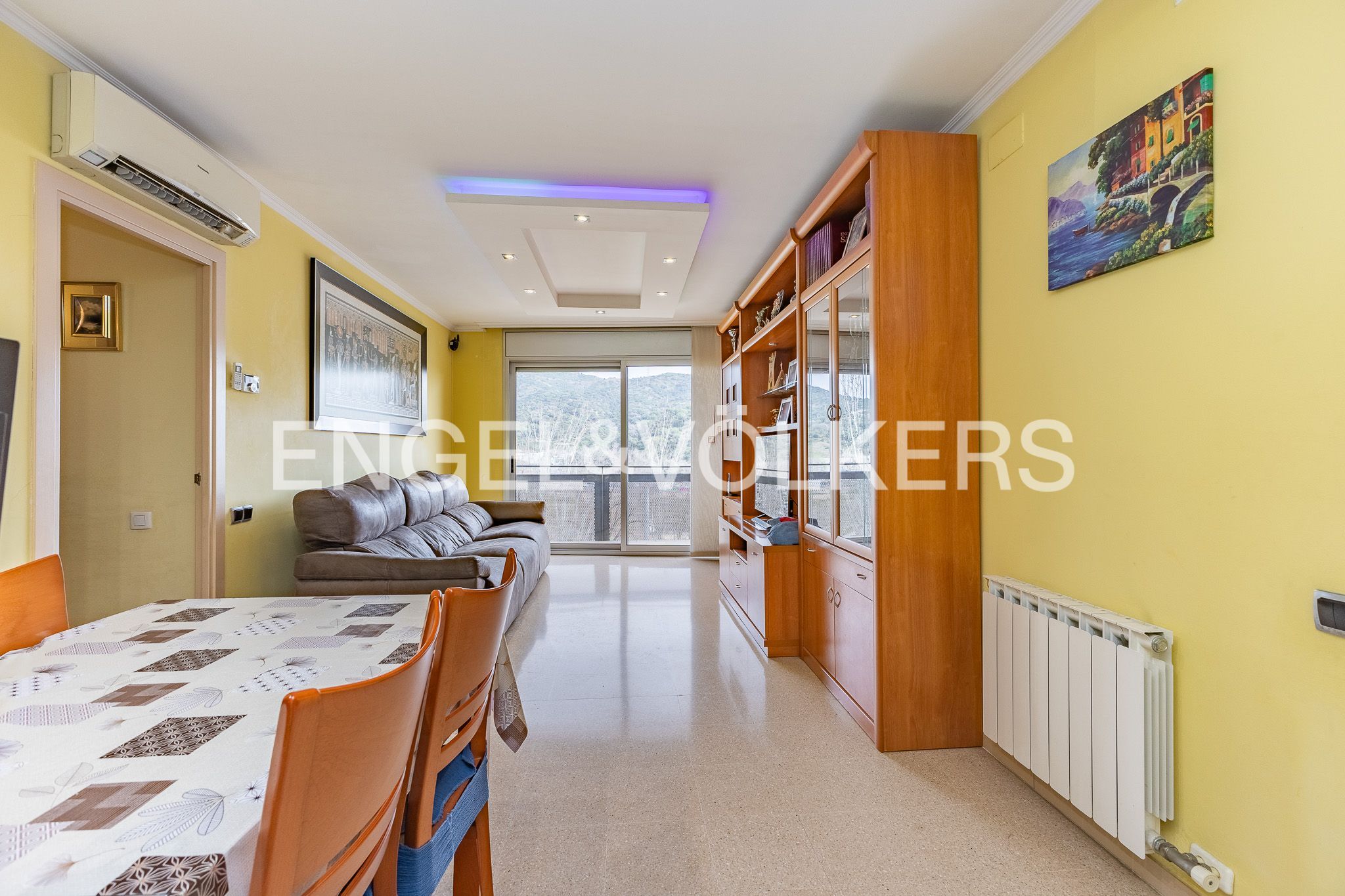 Sala de estar de Piso en venta en  Barcelona Capital con Aire acondicionado, Calefacción y Parquet