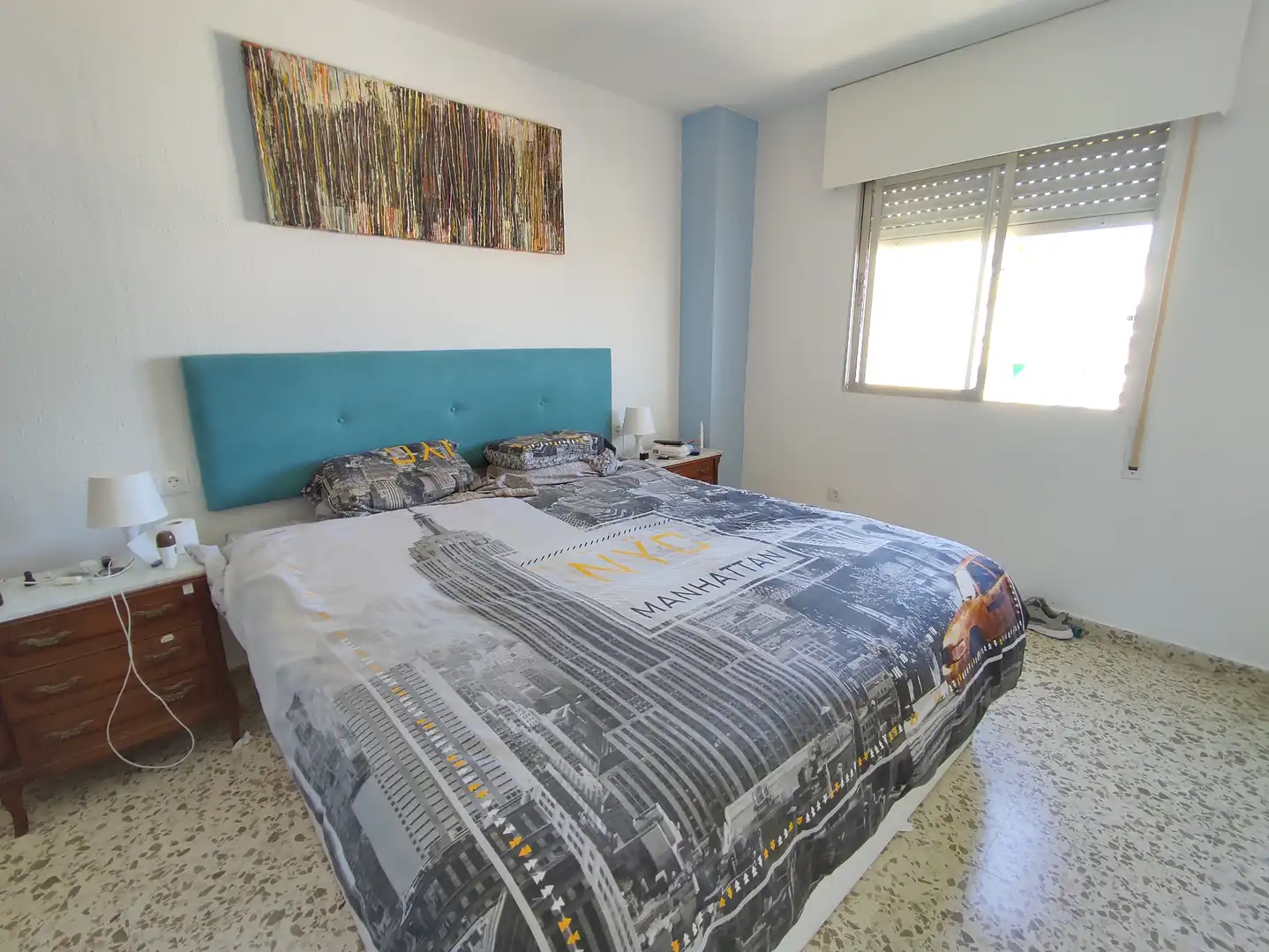 Schlafzimmer von Wohnung zur Miete in Torremolinos mit Klimaanlage, Heizung und Terrasse
